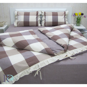 Комплект спално бельо Бежов  ЕСТЕСТВЕН ЛЕН Комплект спално бельо Бежов  ЕСТЕСТВЕН ЛЕН